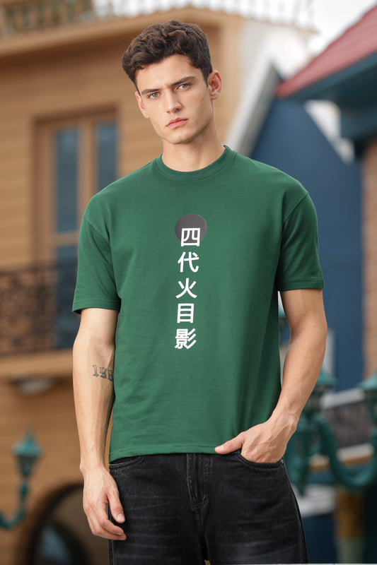 Itachi Green Oversized T-Shirt