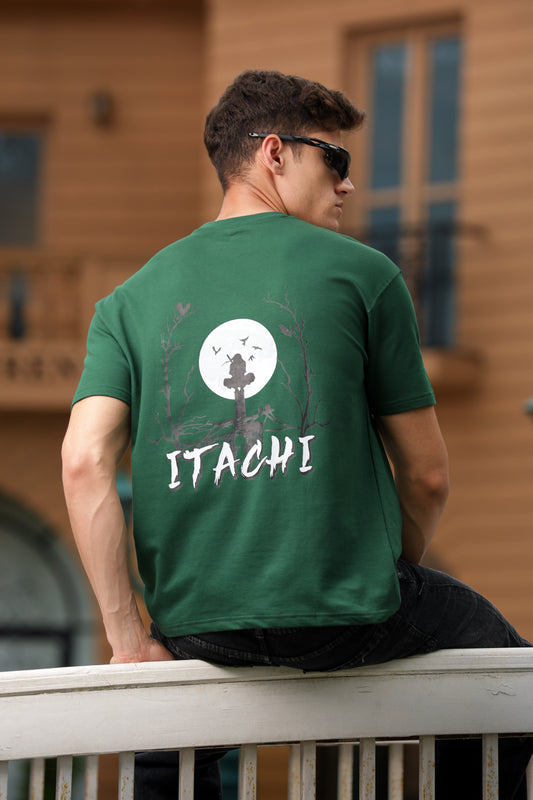 Itachi Green Oversized T-Shirt